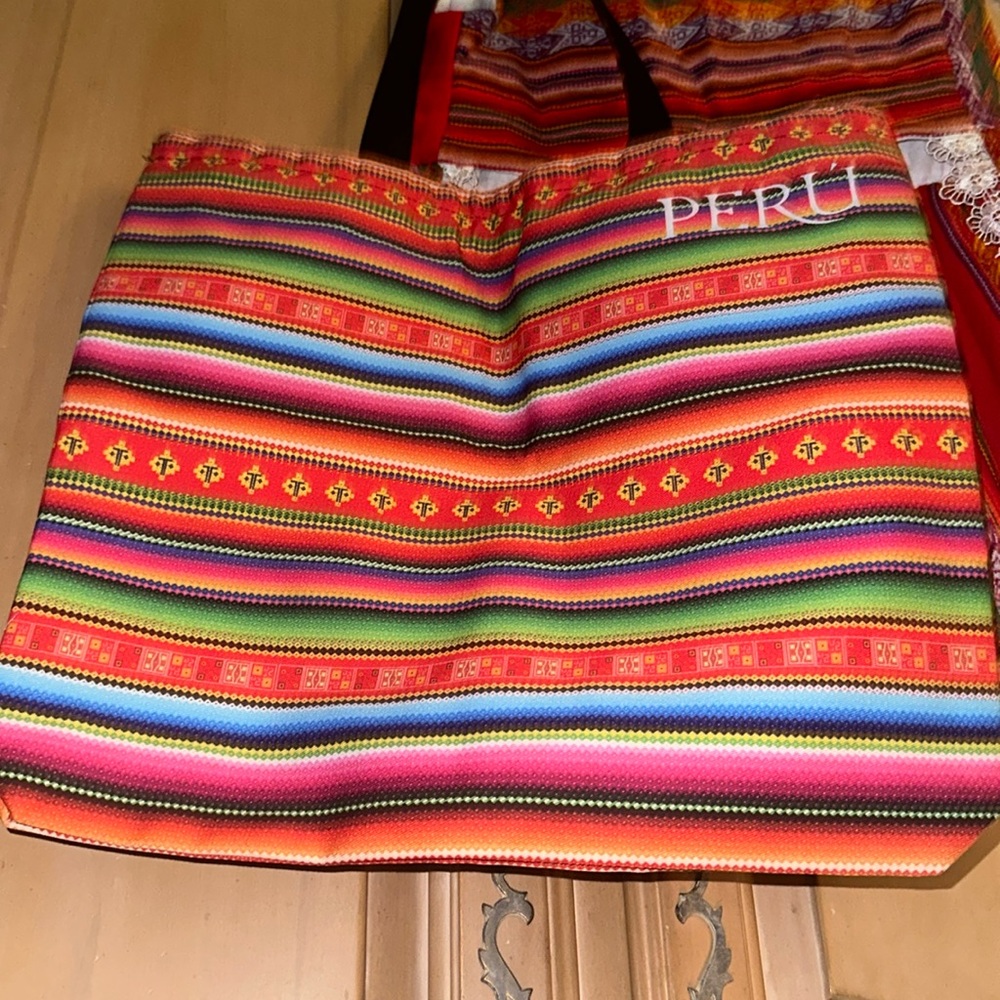 Printed peruvian textile Bag
